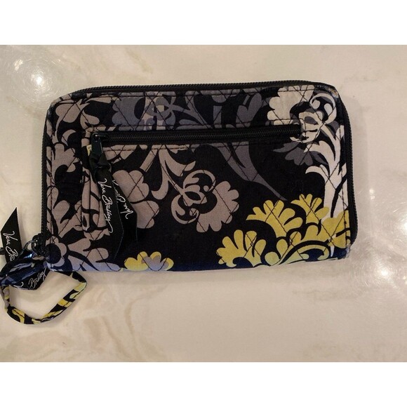 Vera Bradley Wristlet Wallet Rare Retired Baroque Pattern Clutch Bag - Picture 3 of 10